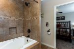 ...And Shower-Tub Combo on Main Floor